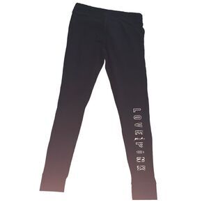 PINK Victoria’s Secret logo rose gold leggings